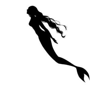 人魚のシルエット