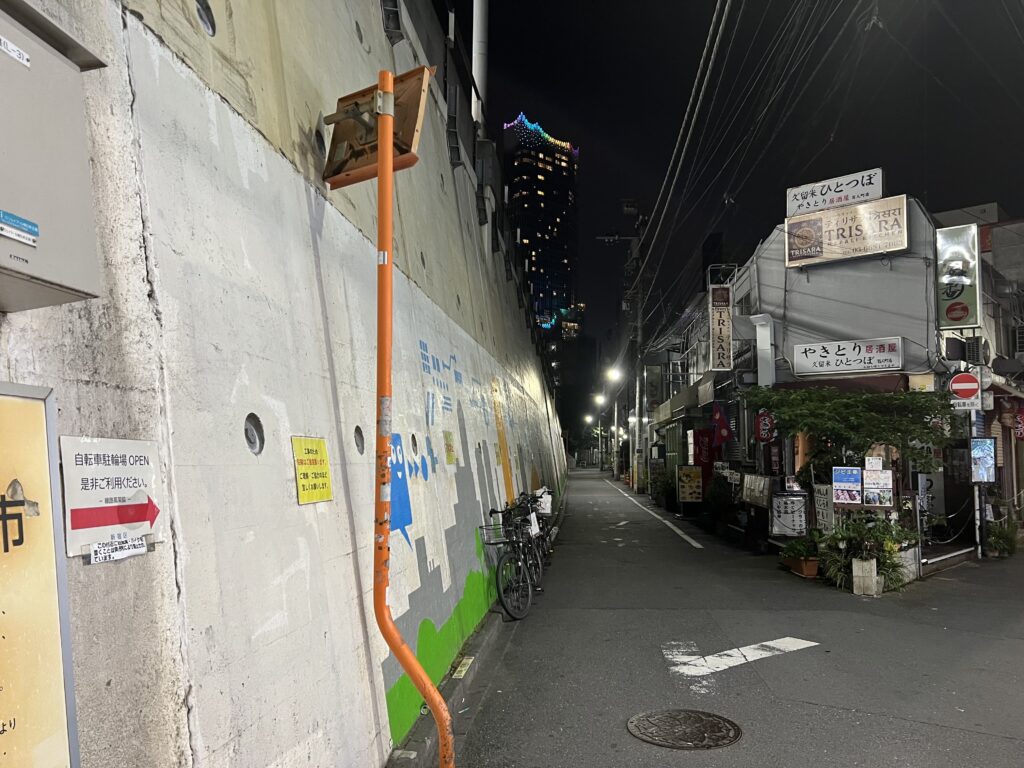 線路沿い
