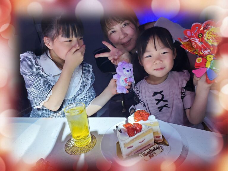 バースデーのお祝い